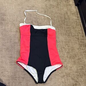 NWT Kate Spade Color block One Piece Swimsuit $142